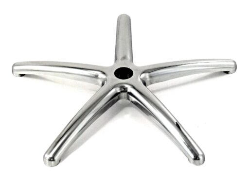 700mm Chrome Plated Steel Base Excluding Castors