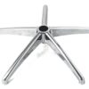 700mm Five Star Polished Aluminium Spider Base EXCLUDING CASTORS