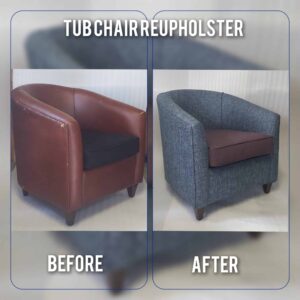 Tub Chair Reupholstered