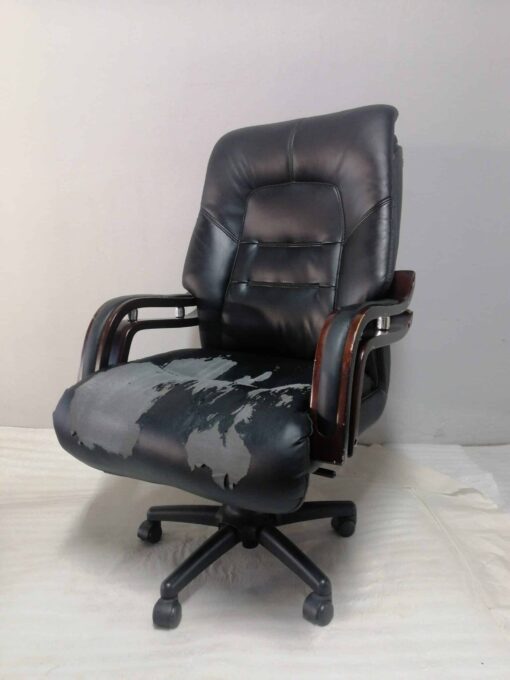 Office chair reupholster