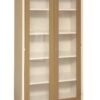Steel1800mm H Stationery Cupboard with Glass Doors